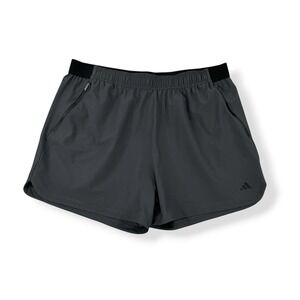 Adidas Shorts Men 2XL5 Gray Training Elastic Waist Pull On Gym Activewear NWT